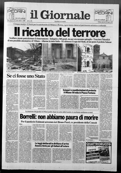 Il giornale : quotidiano del mattino